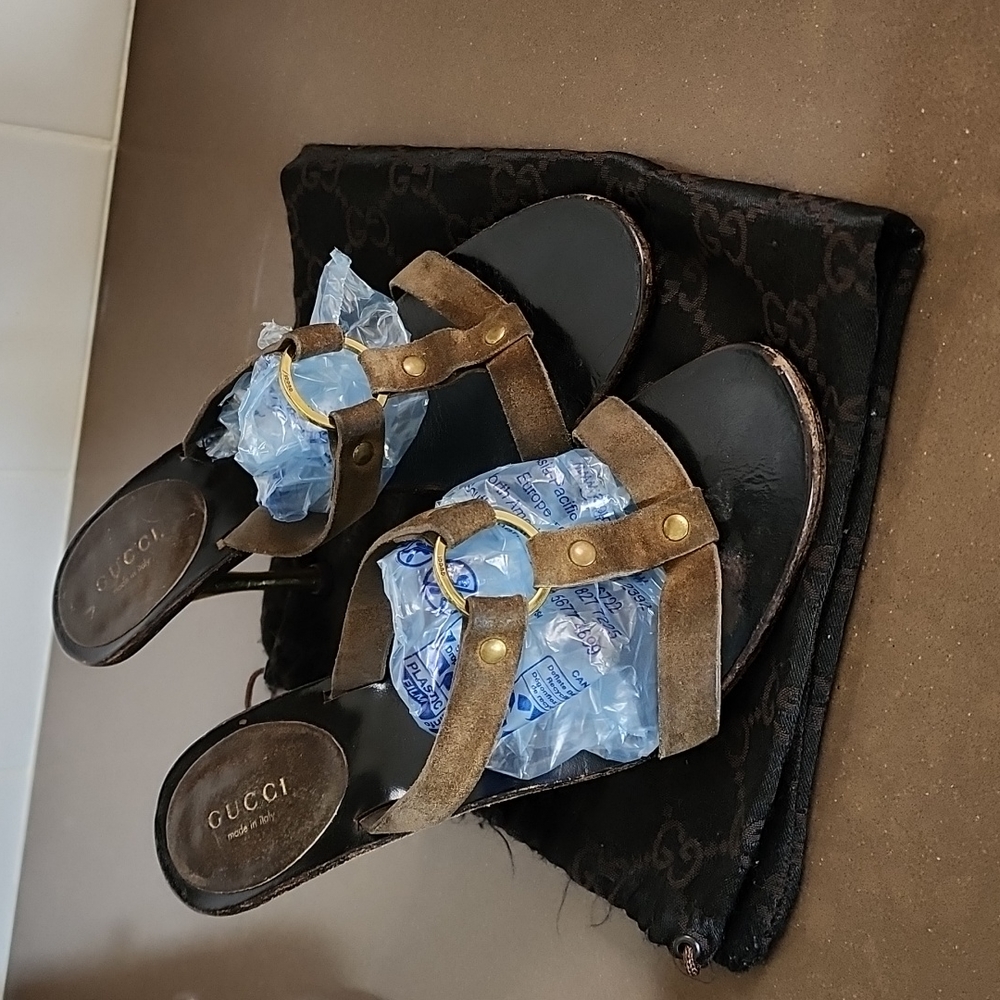 Vintage Gucci High Heeled Sandals